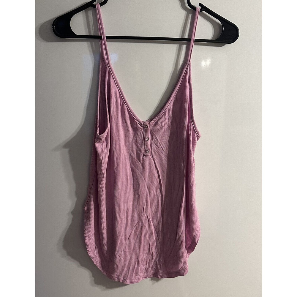 Women’s Free People Flowy Tank Top Spaghetti Straps Summer Boho Loose Fit Small